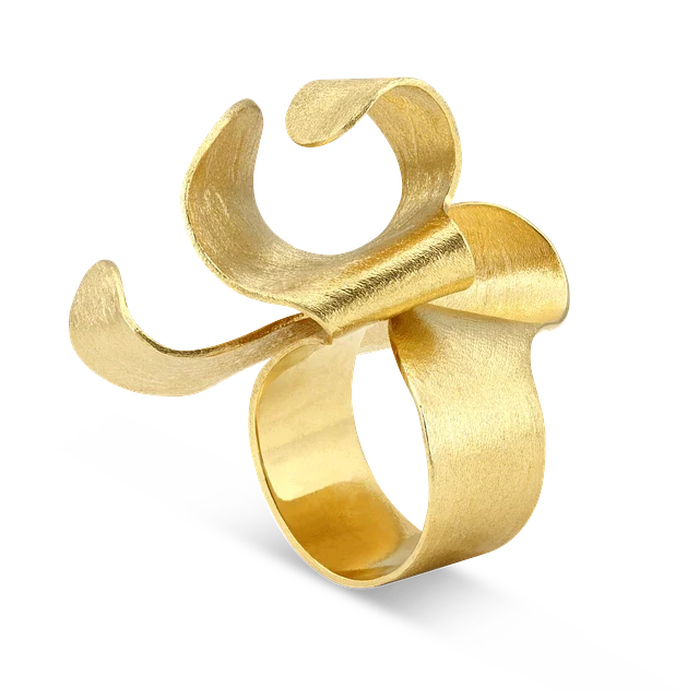 Anel Wind Bloom Dourado - Image 2