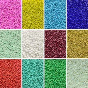 Pack 50g Miçanga de Vidro 3mm